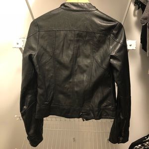 Black Rivet Leather Jacket